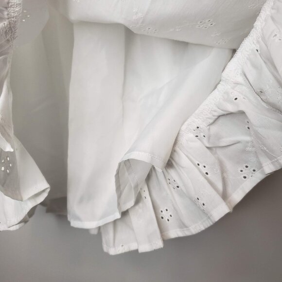 NWT Chaps Embroidered Floral Girl's Sunday Dress 6 - Picture 6 of 7